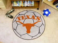 University of Texas Longhorns Soccer Ball Rug