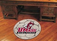 University of Massachusetts Minutemen Soccer Ball Rug