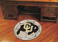 University of Colorado Buffaloes Soccer Ball Rug