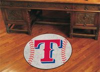 Texas Rangers Baseball Rug