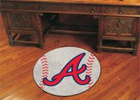 Atlanta Braves Baseball Rug