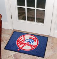 New York Yankees Starter Rug - Baseball Logo
