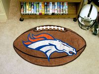 Denver Broncos Football Rug