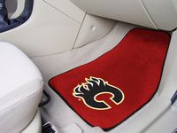 Calgary Flames Carpet Car Mats