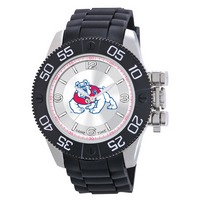 Fresno State Bulldogs Men's Scratch Resistant Beast Watch