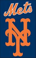 New York Mets 44" x 28" Applique Banner Flag