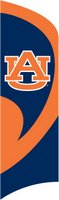 Auburn University Tall Team Flag with pole