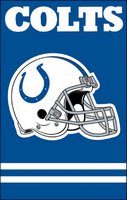 Indianapolis Colts 44" x 28" Applique Banner Flag