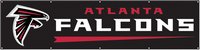 Atlanta Falcons Giant 8' X 2' Nylon Banner