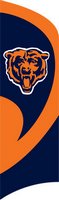 Chicago Bears Tall Team Flag with pole