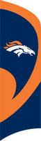 Denver Broncos Tall Team Flag with pole