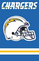 San Diego Chargers 44" x 28" Applique Banner Flag