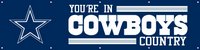 Dallas Cowboys Giant 8' X 2' Nylon Banner