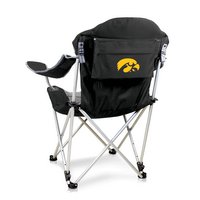 University of Iowa Reclining Camp Chair - Black