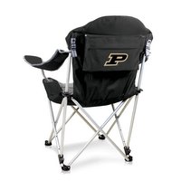 Purdue University Reclining Camp Chair - Black