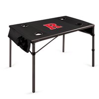 Rutgers Scarlet Knights Travel Table - Black