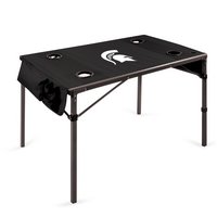 Michigan State University Spartans Travel Table - Black