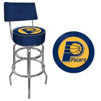 Indiana Pacers Padded Bar Stool with Backrest