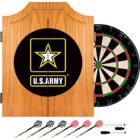 U.S. Army Dartboard & Cabinet