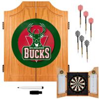 Milwaukee Bucks Dartboard & Cabinet