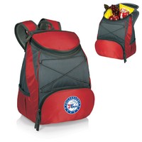 Philadelphia 76ers PTX Backpack Cooler - Red