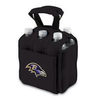 Baltimore Ravens Six-Pack Beverage Buddy - Black