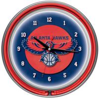 Atlanta Hawks Neon Wall Clock