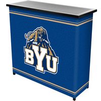 Brigham Young University Portable Bar with 2 Shelves