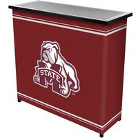 Mississippi State University Portable Bar with 2 Shelves