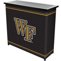 Wake Forest University Portable Bar with 2 Shelves